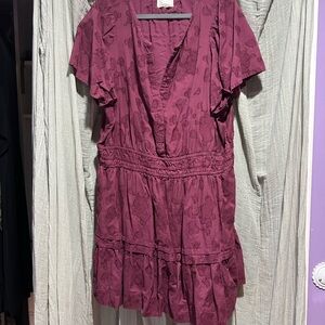 Elegant Plum Dress